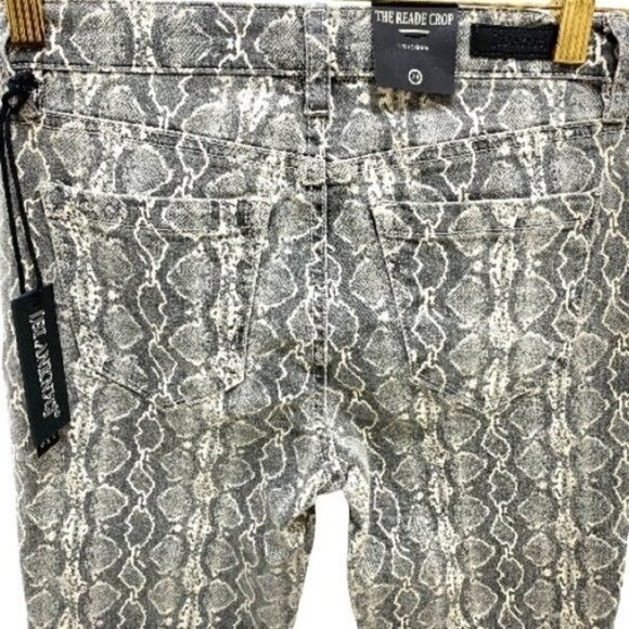 Blank NYC Snake Print Cropped Skinny Jeans Size 24 NWT - Picture 9 of 13